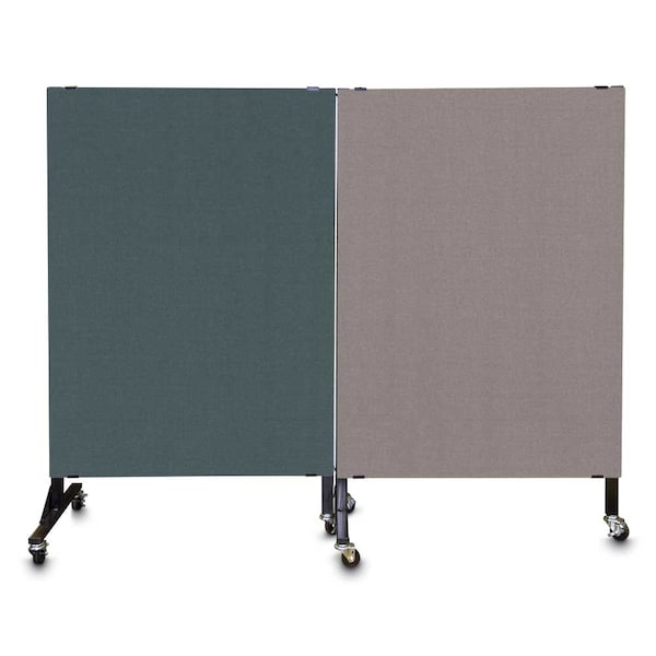 Enclosed Corkboard, 1 Door, 72"x48", 4" Fra, UV3426-BRONZE-MEDGRY